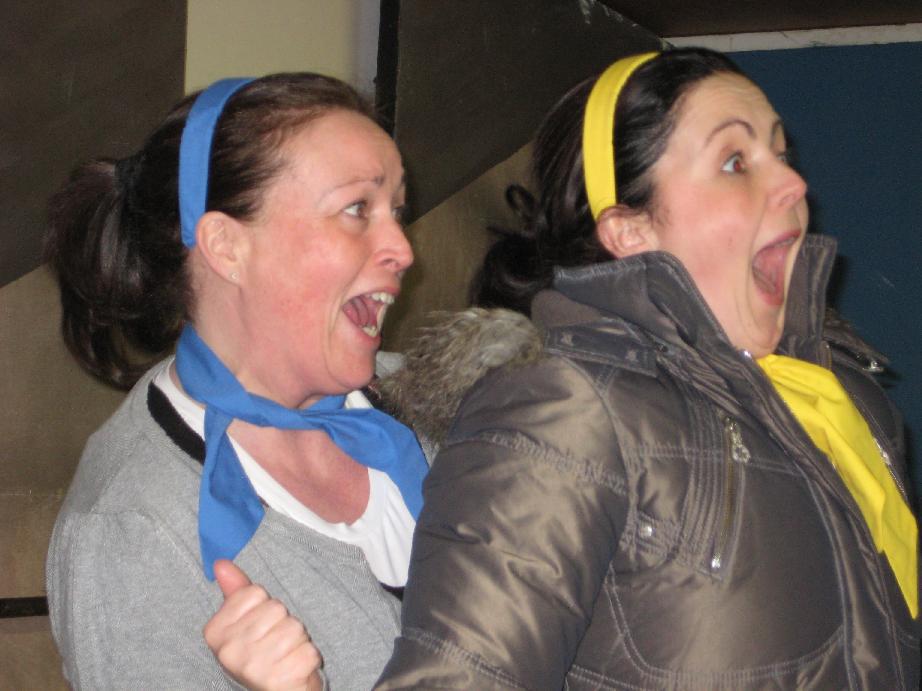 Helena Stout and Joanne Logue